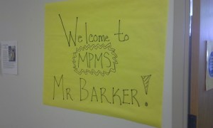 Welcome Mr. Barker